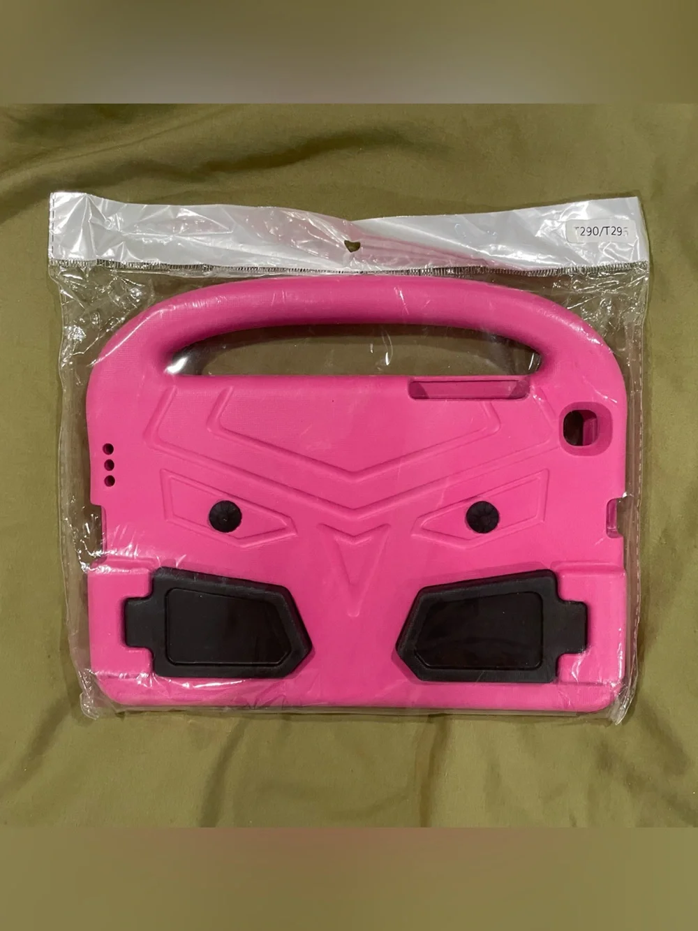 Pink Tablet Hand Grip Handle Stand